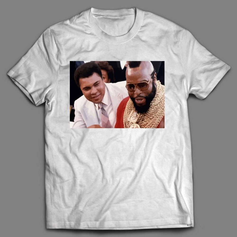 MR. T X MUHAMMAD ALI VINTAGE BOXING SHIRT QUALITY